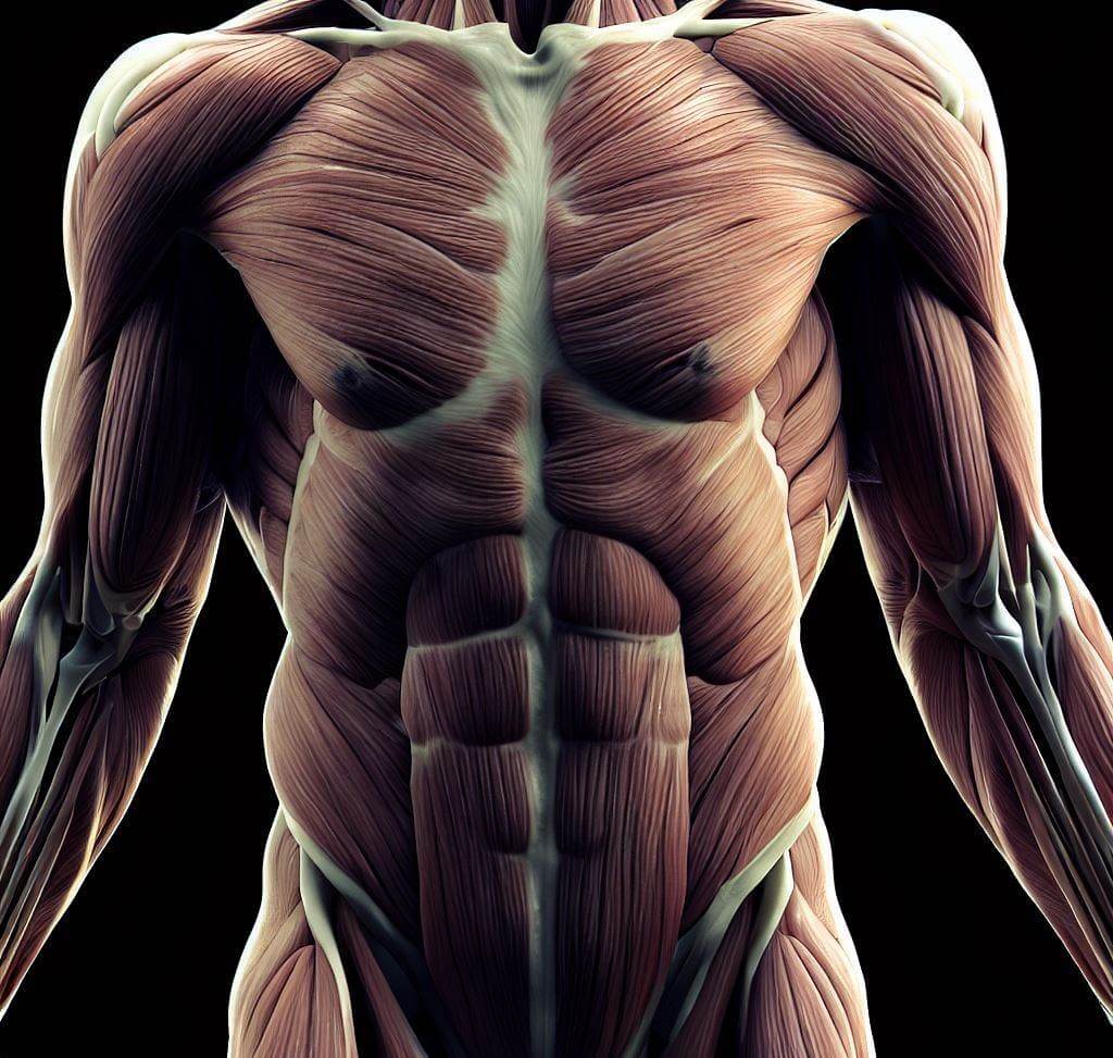 muscular system of the body- health and physio